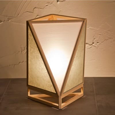 和風照明 和室 スタンドライト 彩 -sai- 白×銀鼠 A527-B 新洋電気 手作り おしゃれ 天井照明 強化和紙（ワーロン）