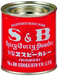 エスビー食品 S&B 赤缶カレー粉 37g缶10個入