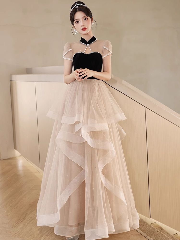 Hot!!!発表会 結婚式 卒業式 イブニングドレス女性気質豪華ホスト春と夏のモデル成人式 演奏会 パーティードレス