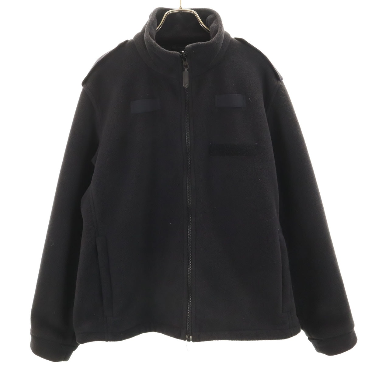 Metropolitan Police メトロポリタンポリス フリースジャケット 100-173 ブラック イギリス警察 メンズ 古着