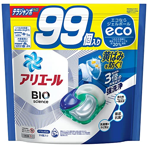 アリエール ジェルボール4D 洗濯洗剤 詰め替え 99個[大容量]