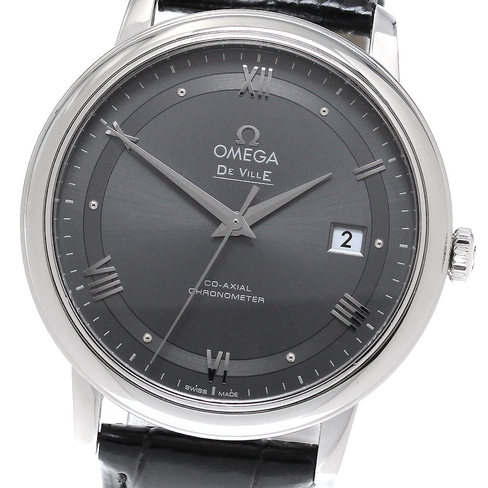 オメガ OMEGA 424.13.40.20.06.001 デビル プレステージ コーアクシャル クロノメーター 自動巻き メンズ _962055【中古】