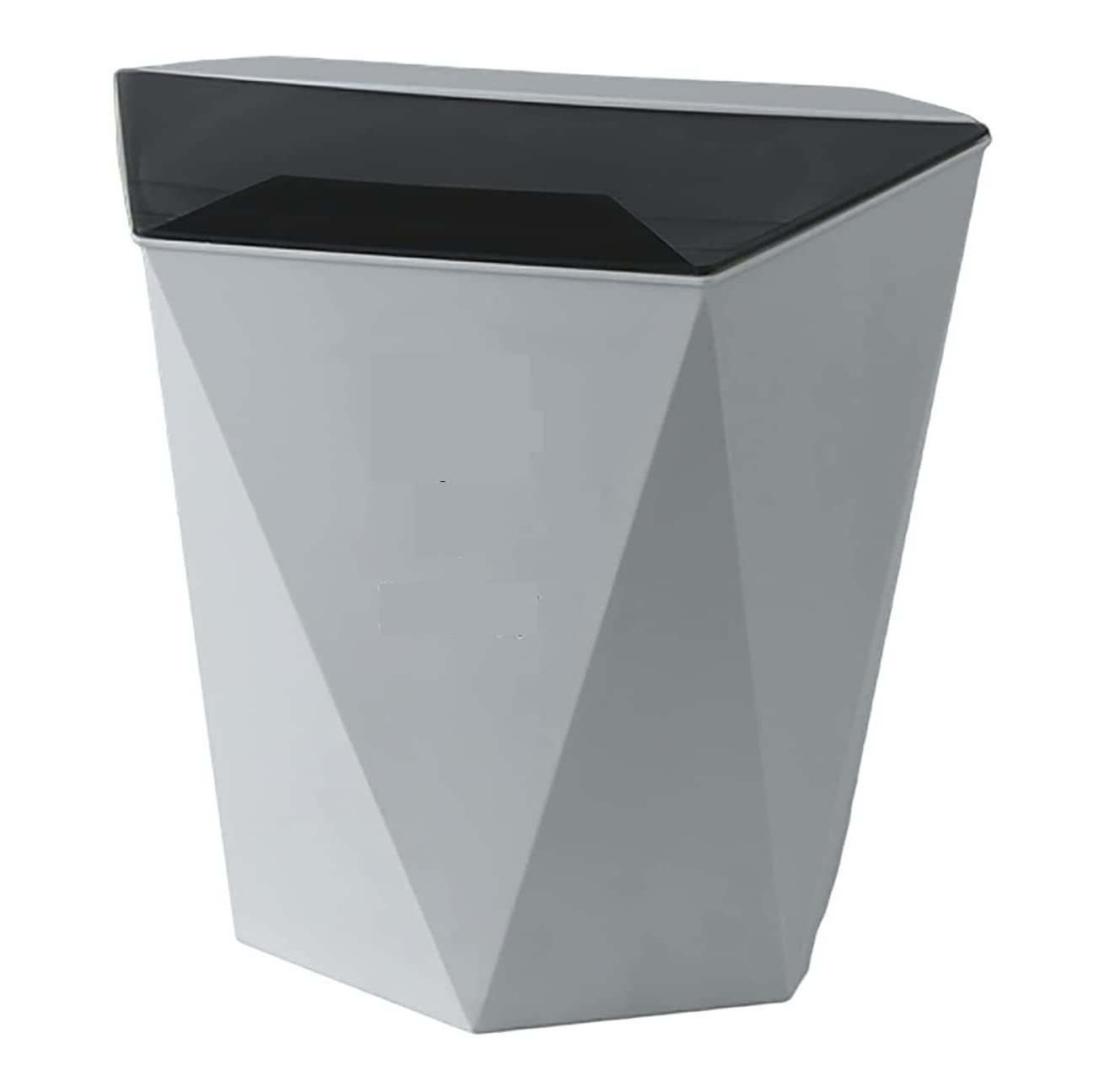 ごみ箱ダストボックス キッチン リビング 洗面所 ごみ箱 ぶら下げ式ごみ箱 壁に取り付けられたシンプルなごみ箱 ふた付きのプラスチック製ごみ箱 ゴミ箱垃圾桶ごみ箱車用ゴミ箱(G)