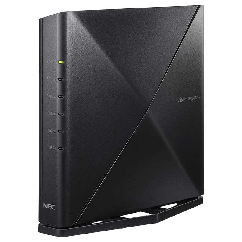 NEC　Wi-Fiルータ Aterm(エーターム) ［Wi-Fi 6E(ax) /IPv6対応］　PA-WX5400T6