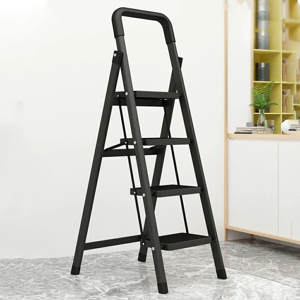 折りたたみはしご 脚立4段 天板幅広 踏み台 軽量 ステップ脚立 おしゃれ 滑り止め付き 梯子 ステップ台 120KG耐荷重 8,200円