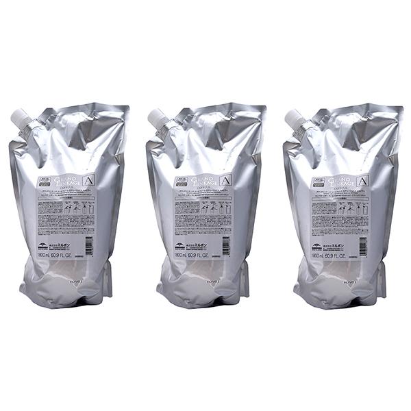 【3個セット】 ミルボン グランドリンケージ エクスフィーク エアリーリュクス シャンプー 1800ml 詰替え用