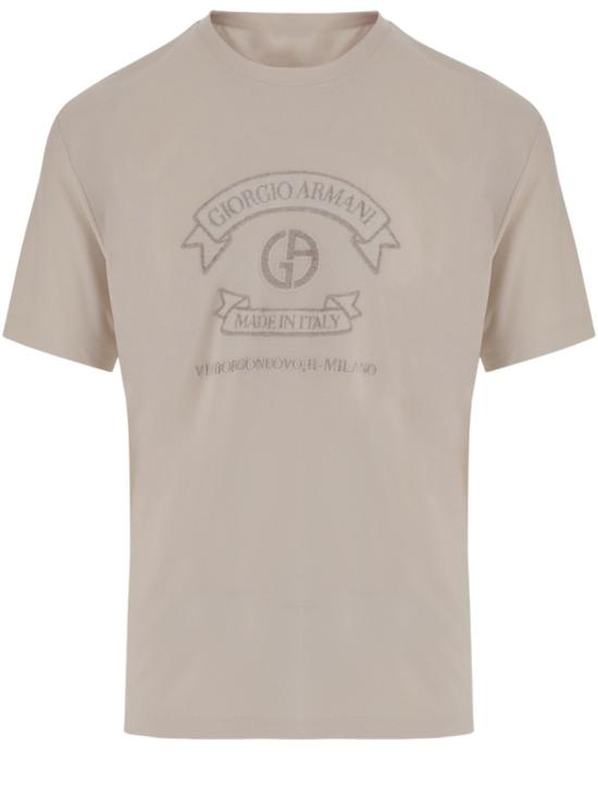 GIORGIO ARMANI Men T-Shirts GM003034TE19977F0017 Neutrals