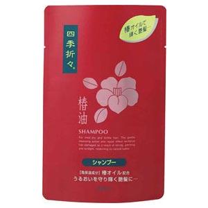 熊野油脂 四季折々 椿油シャンプー 詰替 450ml 24本セット 【ケース販売】