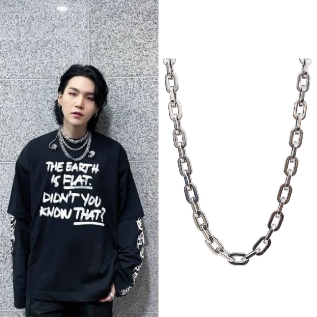 【BLACKPURPLE】 BIRAK CHAIN NECKLACE [BTS SUGA着用] ユンギ着用 SUGA 着用 ユンギ 着用 ネクリス チェーンネクリス