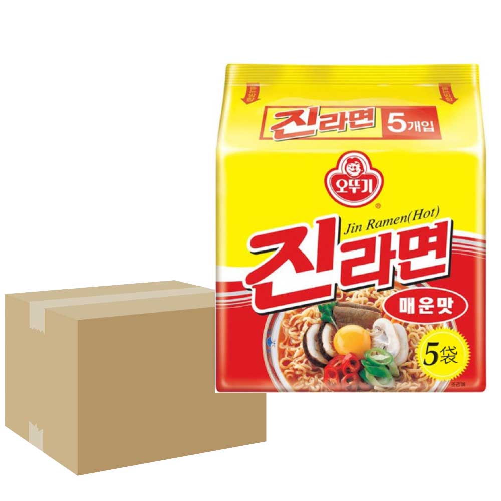 ジンラーメン(辛口)120g【1BOX-40個】韓国食品 輸入食品 少女時代 韓国食材/韓国料理/韓国お土産/韓国ラーメン/非常食/防災用/防災グッズ/乾麺/インスタントラーメン/辛いラ