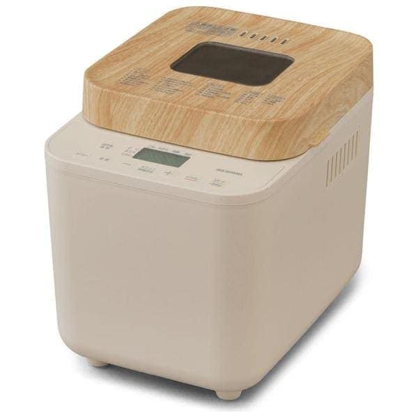 アイリスオーヤマ ホームベーカリー 1斤 家庭用 コンパクト IBM-010-C サンドベージュ IRIS