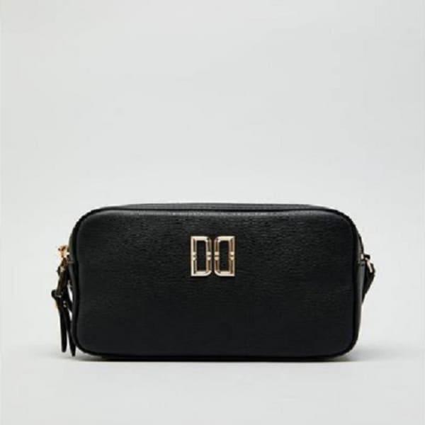 ブラック ゴールドロゴ ミニクロスバッグ DCWA0F069