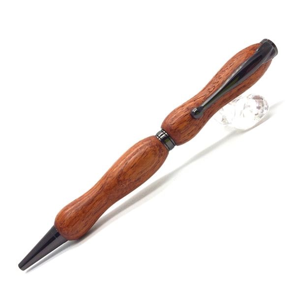 日本製 ハンドメイド ボールペン/文房具 (花梨 カリン) クロスタイプ 芯：0.7mm 銘木 文具 オフィス用品 『8Color Wood Pen』