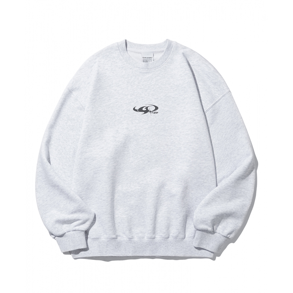 CODEGRAPHY [スウェット72時間のみ] CGP ARCロゴマンツーマン_メランジグレー