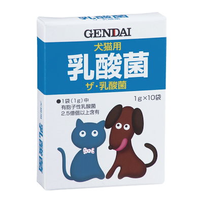 他サイト： 現代製薬 ザ・乳酸菌 犬猫用 1g×10 ペットの商品画像