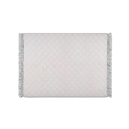 Francfranc フランフラン ひんやりキルトラグ フリル S 140×100cm ライトグレー 2024年モデル