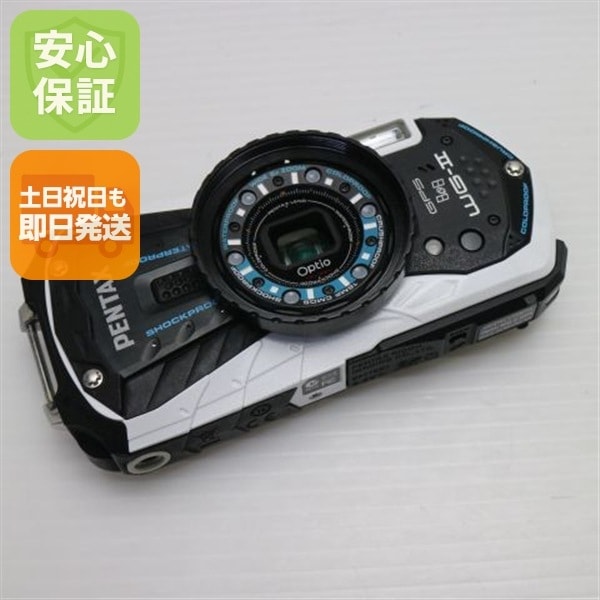美品 WG-2GPS グロスホワイト デジカメ PENTAX 89