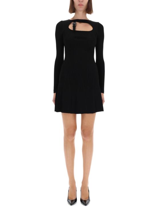 VERSACE Women Dresses 79HAOM01 CMH23899 BLACK