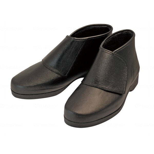 ウェルファン 雪道さん 紳士用 スパイク付 ブラック 24.0 009708 メーカー直送