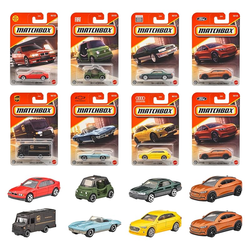 マッチボックス(Matchbox) ベーシックカー Kアソート 乗り物おもちゃ ミニカー 24台入り BOX販売 3歳から マルチ 30782-98CK