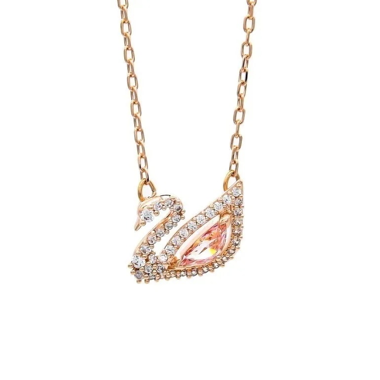 ネックレス ペンダント レディース Dazzling Swan ピンクゴールド 5469989 ジュエリー アクセサリー 女性