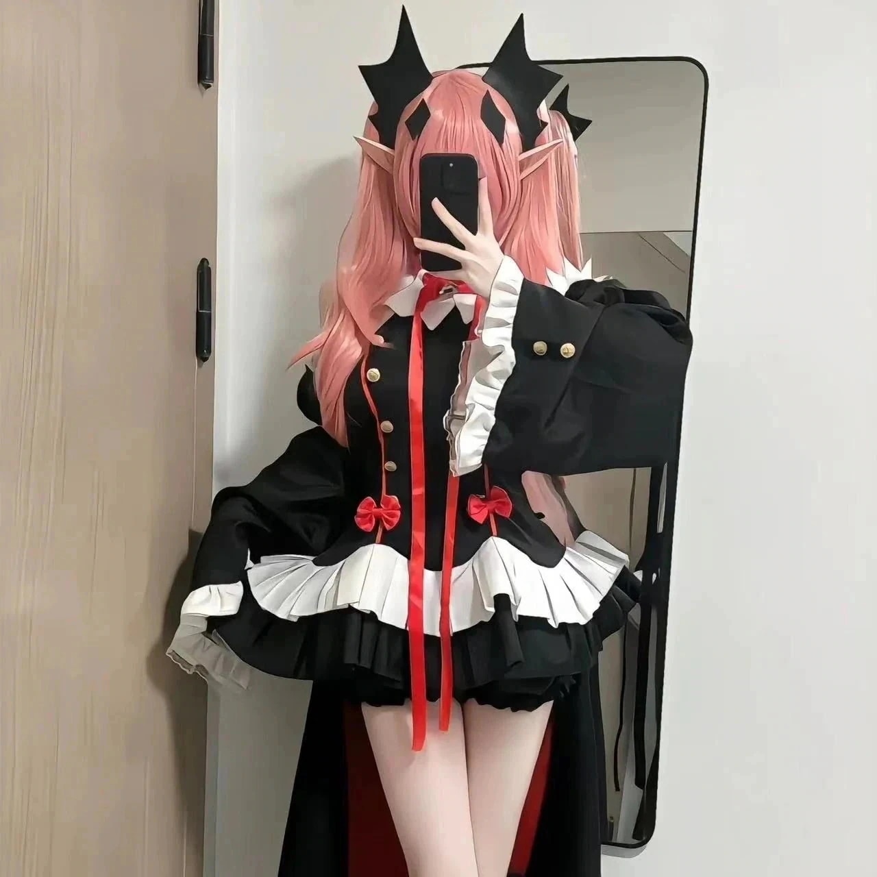 3日出荷 終わりのセラフ 服装をコスする フルウェア+アクセサリー 春服 レディース