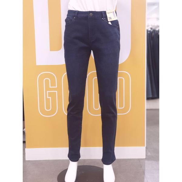 セーブゾーン02）裏起毛スパン中間フィットジーンズ NQJ756 (S43275431)