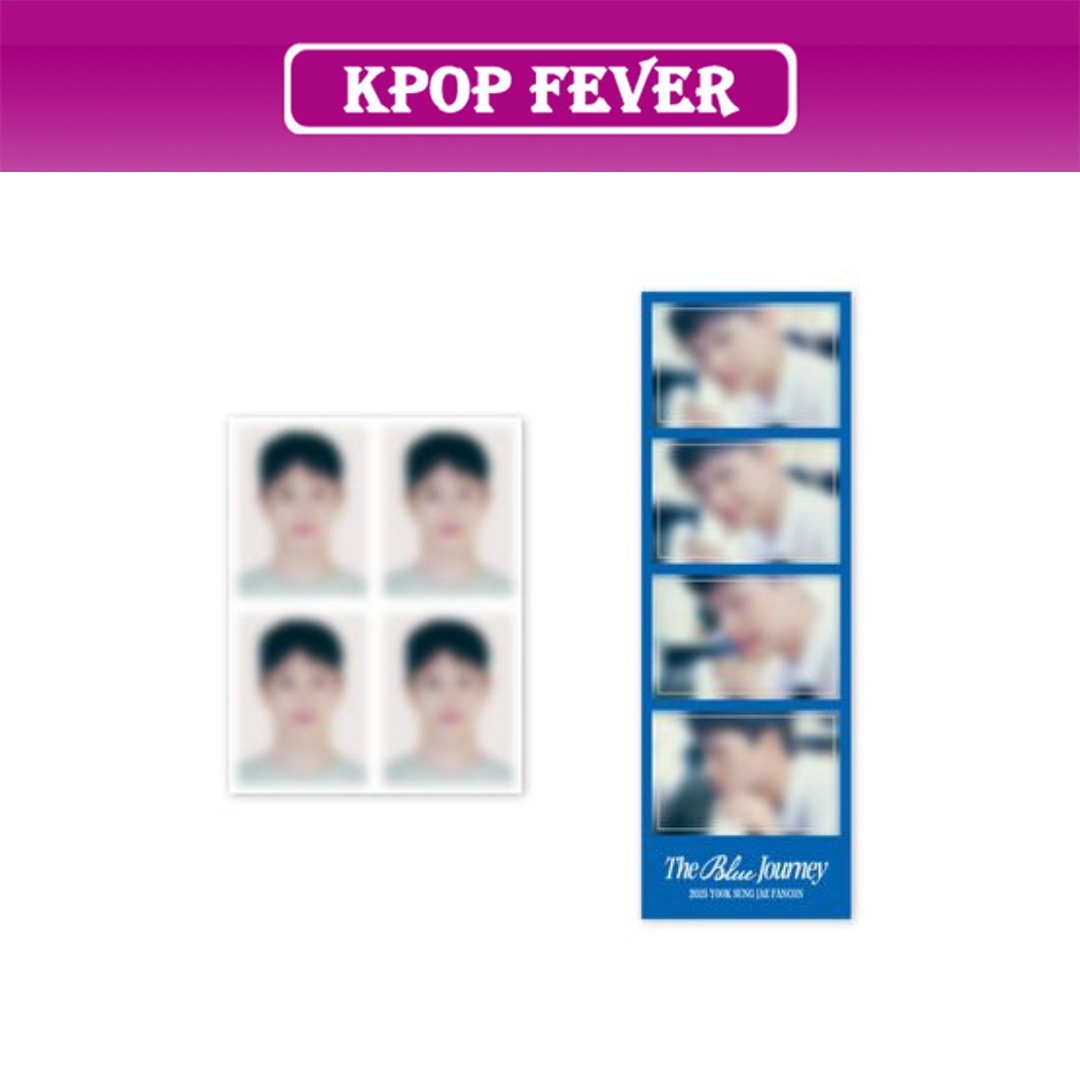 【online特典】 BTOB YOOK SUNGJAE - THE BLUE JOURNEY OFFICIAL MD / ID PHOTO & 4 CUT PHOTO STICKER SET