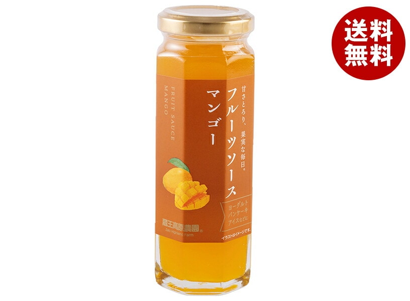 和歌山産業 フルーツソース マンゴー 160g＊12本入＊(2ケース)