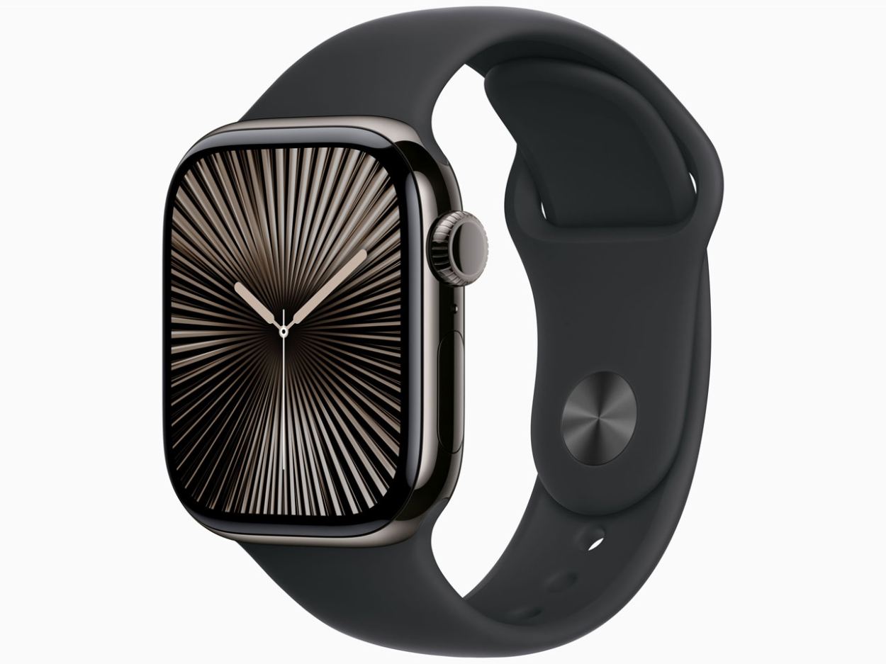 【新品未開封品】Apple Watch Series 10 GPS+Cellularモデル 42mm MWXG3J/A [スレートチタニウムケース・ブラックスポーツバンド S/M]