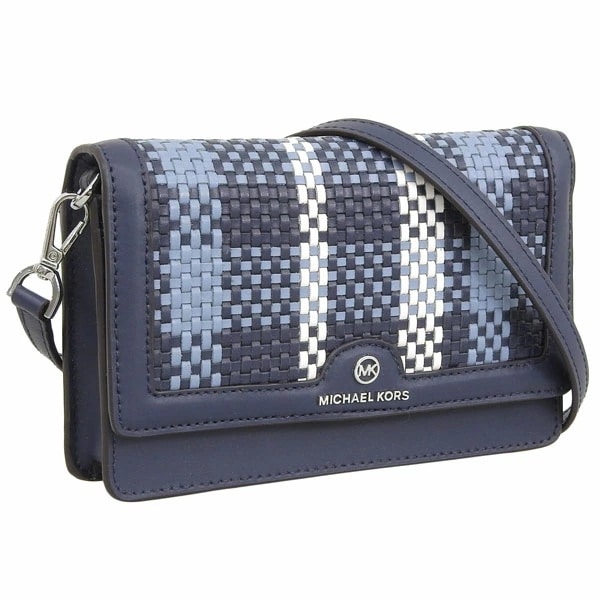 マイケルコース ショルダーバッグ スマホショルダー レディース ブルー MICHAEL KORS JET SET CHARM SM PHONE CROSSBODY 32S2ST9C5U-407