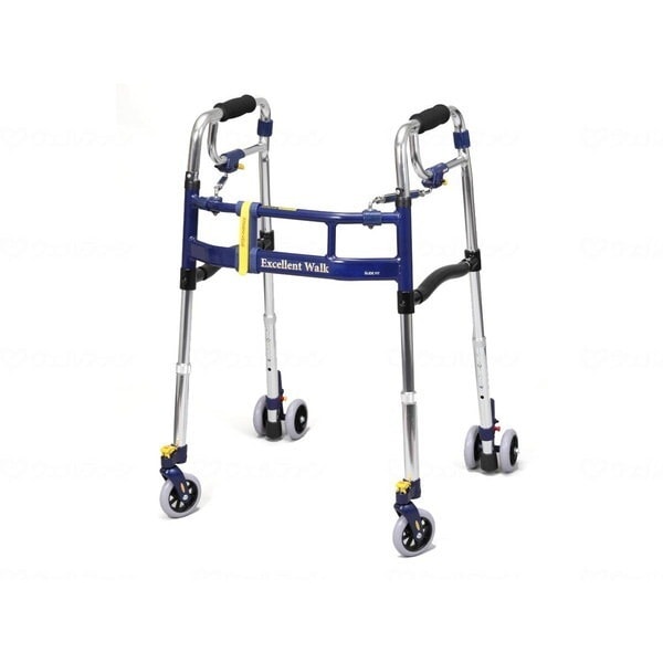 ユーバ産業 ニュースライドフィットEX 4インチキャスター 後ダブル タイプ シルバー スタンダード H-0294WT 非課税 メーカー直送