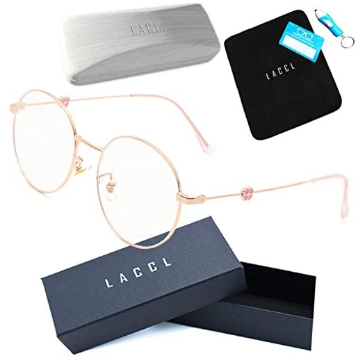 62％以上節約 laccl ラクル ブルーライトカット 丸メガネ 軽量 伊達眼鏡 激安商品 レディース メンズ 19グラム