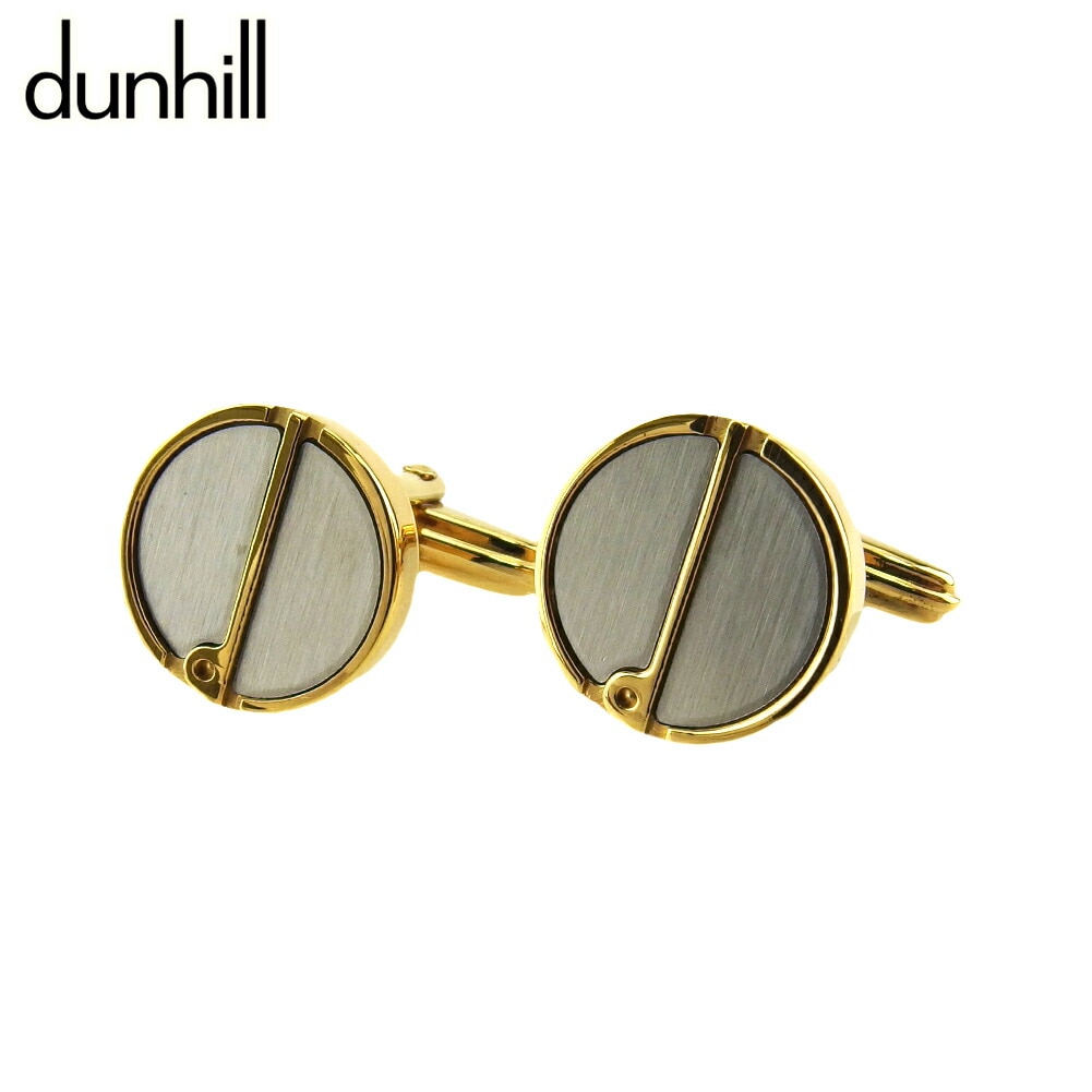 カフス カフリンクス dマーク メンズ スウィヴル式 ゴールド シルバー 中古 21,803円