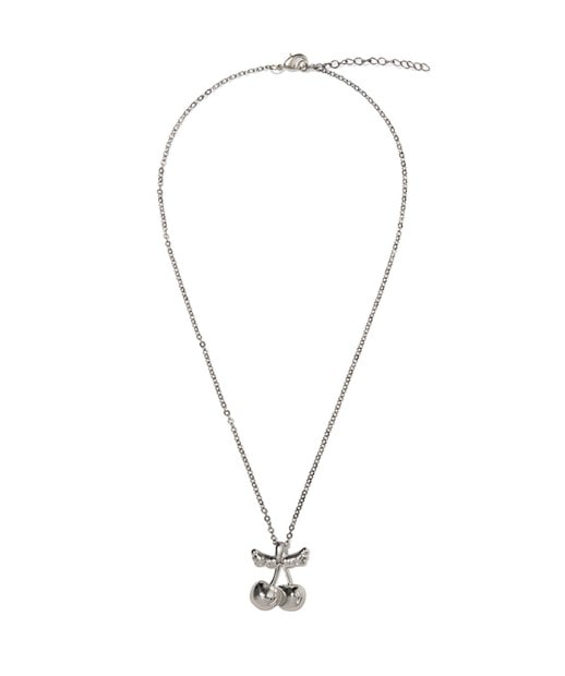 ANGEL CHERRY SILVER NECKLACE
