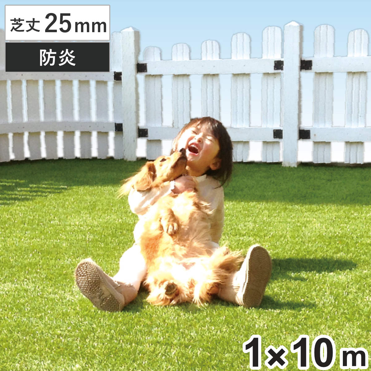 人工芝 メモリーターフ 1mx10m 芝丈25mm 1ロール 人工芝生 人工 芝 庭 リアル ベランダ ガーデン 防炎 高耐久 紫外線耐久 人工芝生マット 芝生 テラス 玄関 園芸 バルコニー