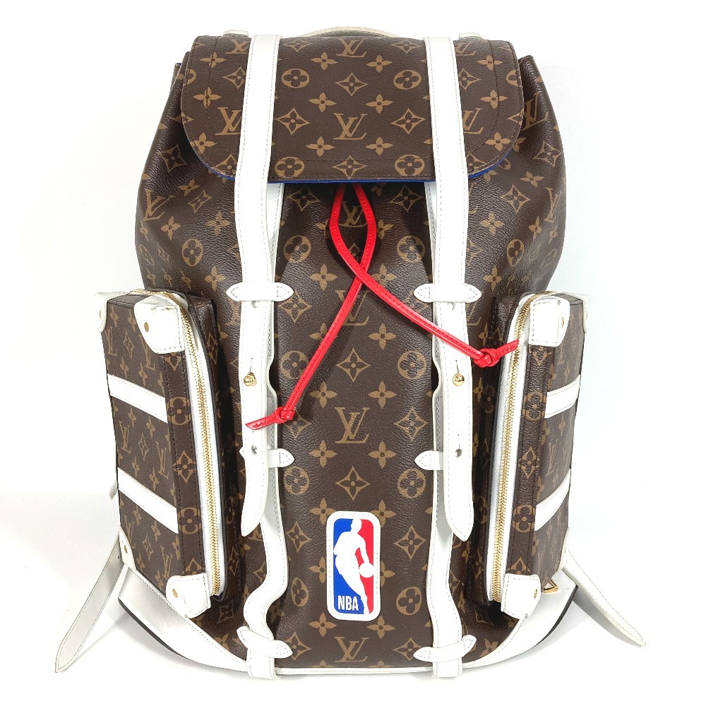 リュックサック M45580 クリストファー ソフトトランク LVxNBA モノグラム バックパック カバン リュック モノグラムキャンバス ブラウン