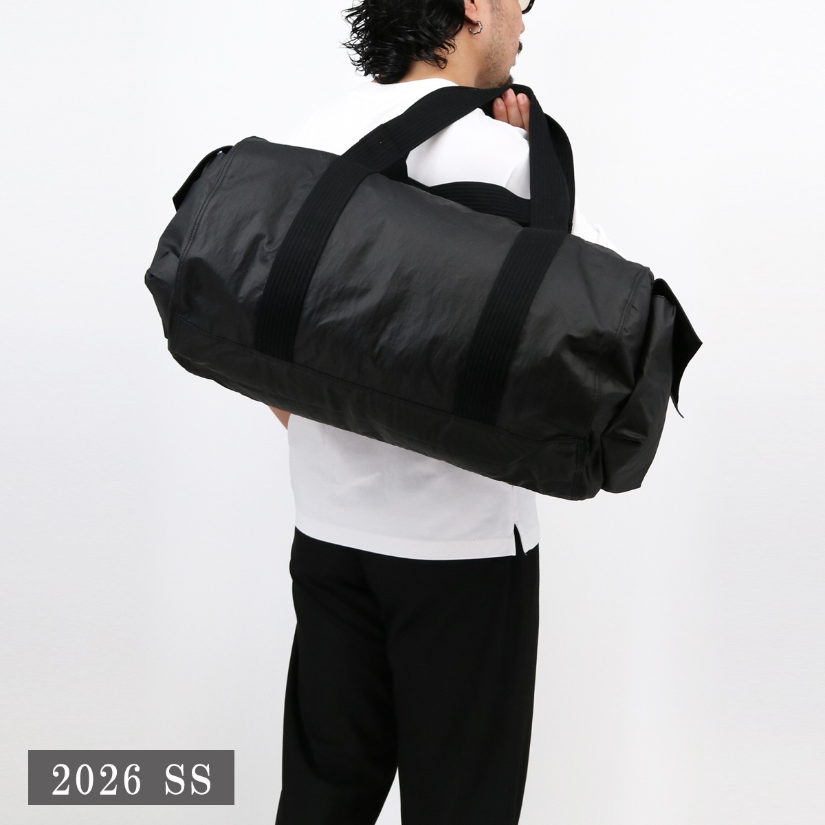 ボストンバッグ KD0198 DUFFLE BAG ナイロン ジムバッグ 旅行 スポーツ レディース メンズ ユニセックス 鞄 BLACK 黒 ブランド