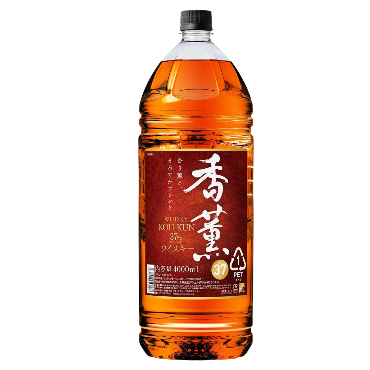 合同 ウイスキー 香薫 4000ml 1ケース(4本)