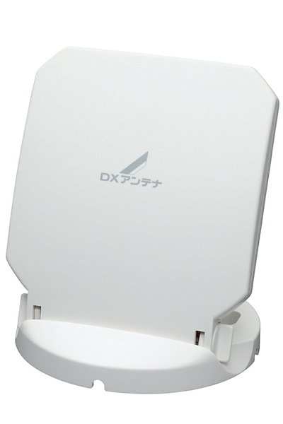他サイト： DXアンテナ 室内アンテナ 室内アンテナ テレビアンテナ 地上デジタル放送用 オールチャンネル(13ch.～52ch.)対応 0～90度までの角度調整可 軽量 小型 ホワイト EC-RA10の商品画像
