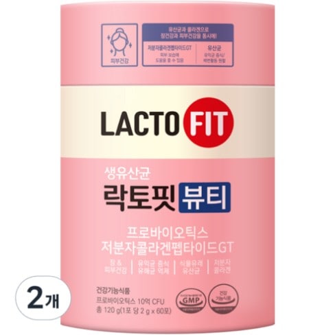 チョングンダン健康 生乳酸菌ビューティー 60本入り x 2個 [韓国Big人気]