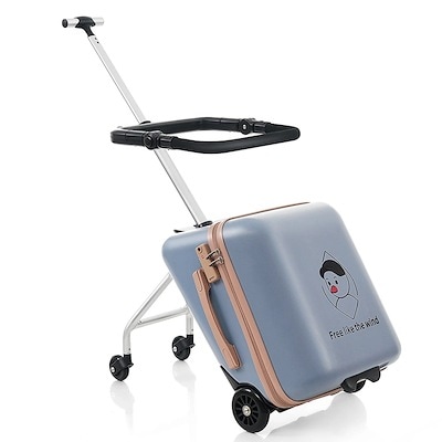 【国内即日発送】スーツケース 子供が乗れる 子供用キャリー ケース キッズスーツケース キッズキャリーバッグ 多機能 キッズ 座れる 軽量 TSAロック 出かけ便利 旅行 クリスマス プレゼン