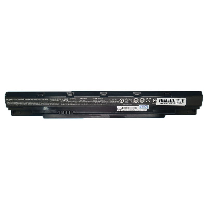 バッテリー互換 CLEVO N240GU N240BAT-4 6-87-N24GS-41D00 6-87-N24GS-41D00-P N240JU N250GU N252GU 14.6V 44WH
