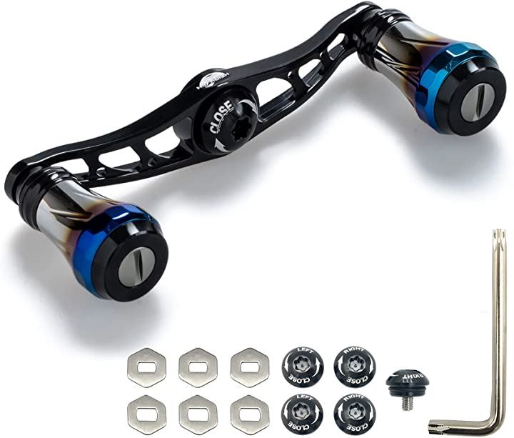 88mm 70航空アルミ製 ベイト リール ハンドル 通用 汎用社外品 ベイトリール用 Tornad