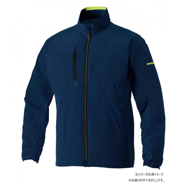 7524-00 防寒ブルゾン(ストレッチ.制電) Lサイズ ネイビー(1) G.G.
