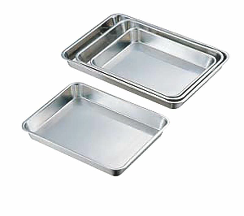（まとめ買い）大屋金属 CLO 18-8浅型角バット 6枚取2/3 [x3] 6,821円