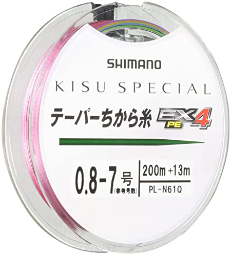 シマノ(SHIMANO) ライン キススペシャル EX4 PE テーパー 213m 0.8号 PL-N61Q 釣り糸