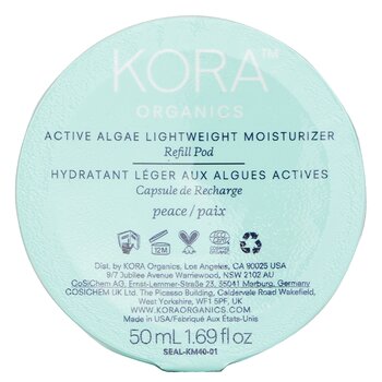 Kora Organics アクティブ藻軽量モイスタイザーリフィル