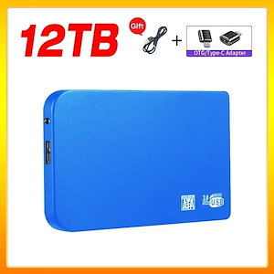 ラップトップ用の外付けハードディスク,テラバイトインチ,またはテラバイトGBの容量を備えたポータブルデバイス,Mac,またはラップトップ用のUSB 3.1,500 Blue 12TB