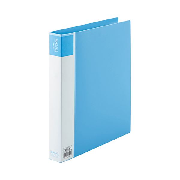 スマートバリュー 再生PPリングファイルA4S D009J-10BL青10冊 5,099円